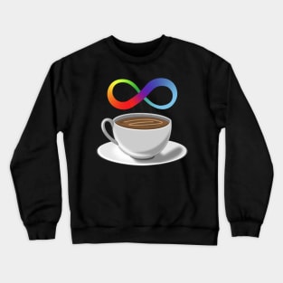 Coffee With Rainbow Inside Coffee Crewneck Sweatshirt